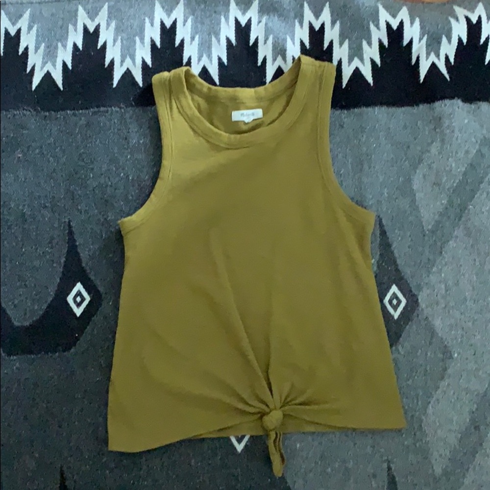 Madewell green top